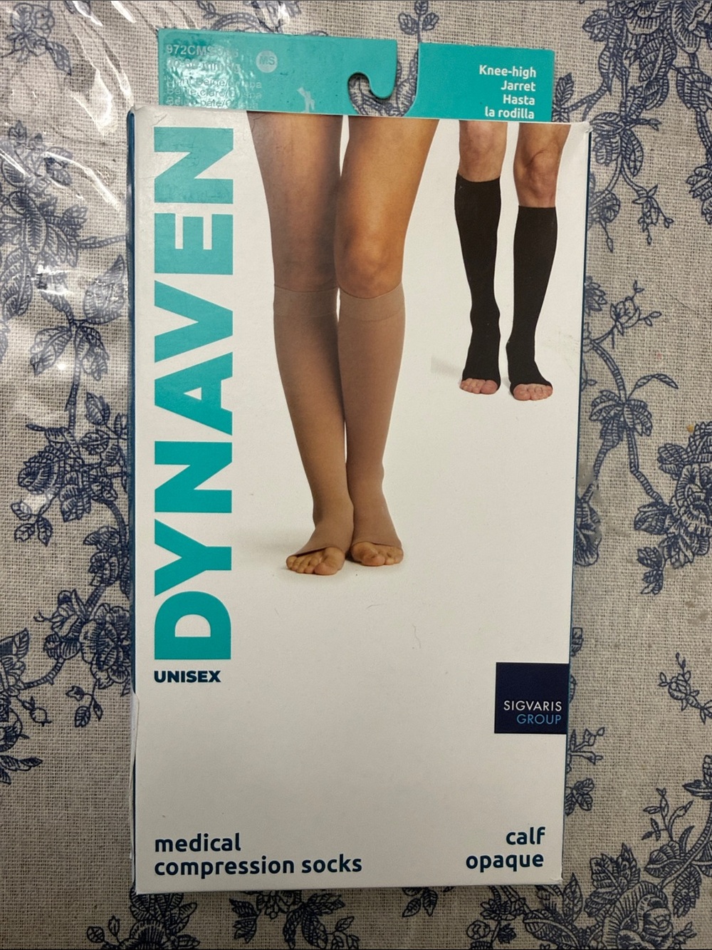 Dynaven Calf Compression Socks - Beige 20-30 mmHg MS 972CMSO66